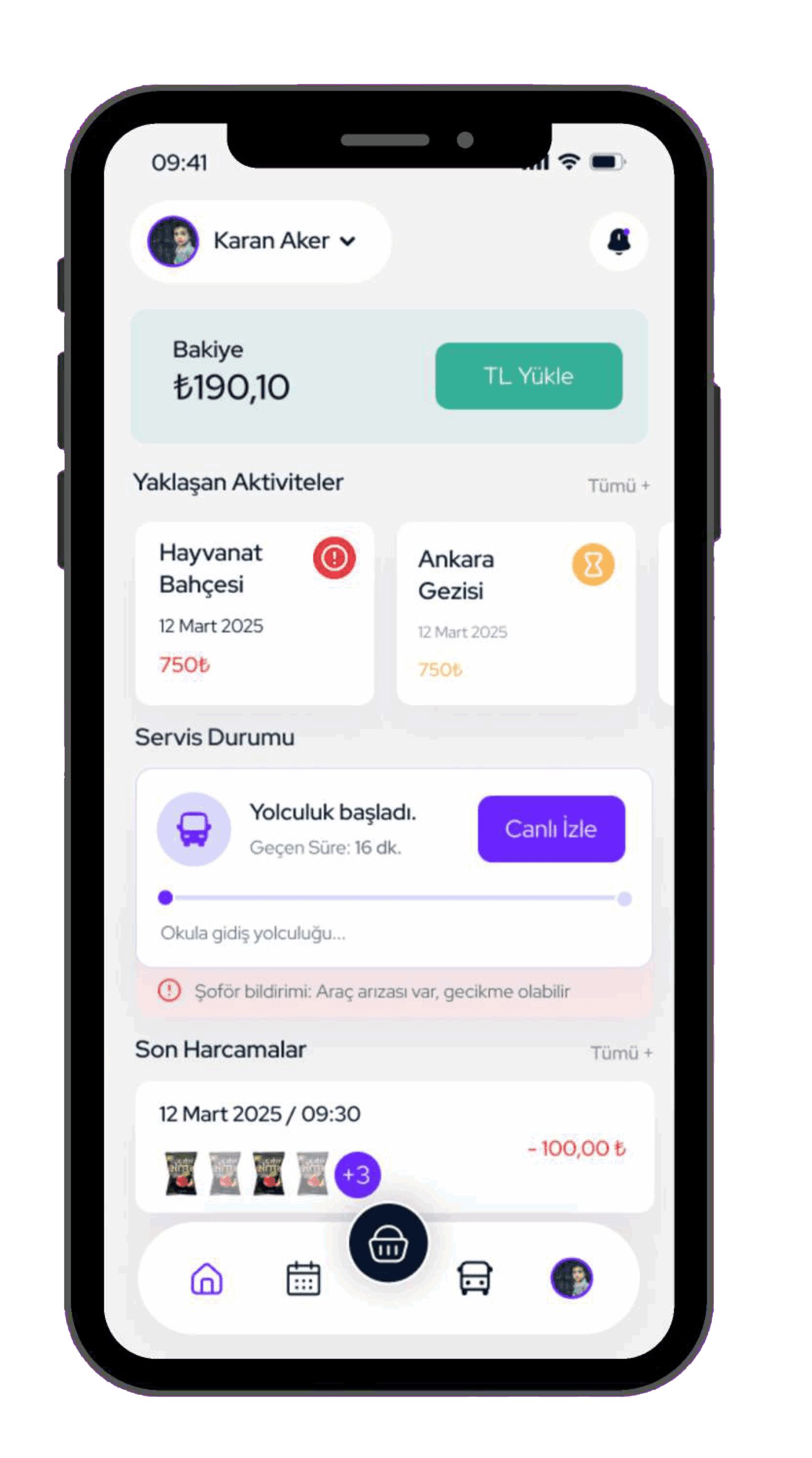 Servis Takibi - Schoolink
